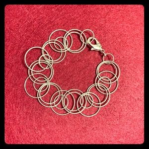 14K White Gold Bracelet